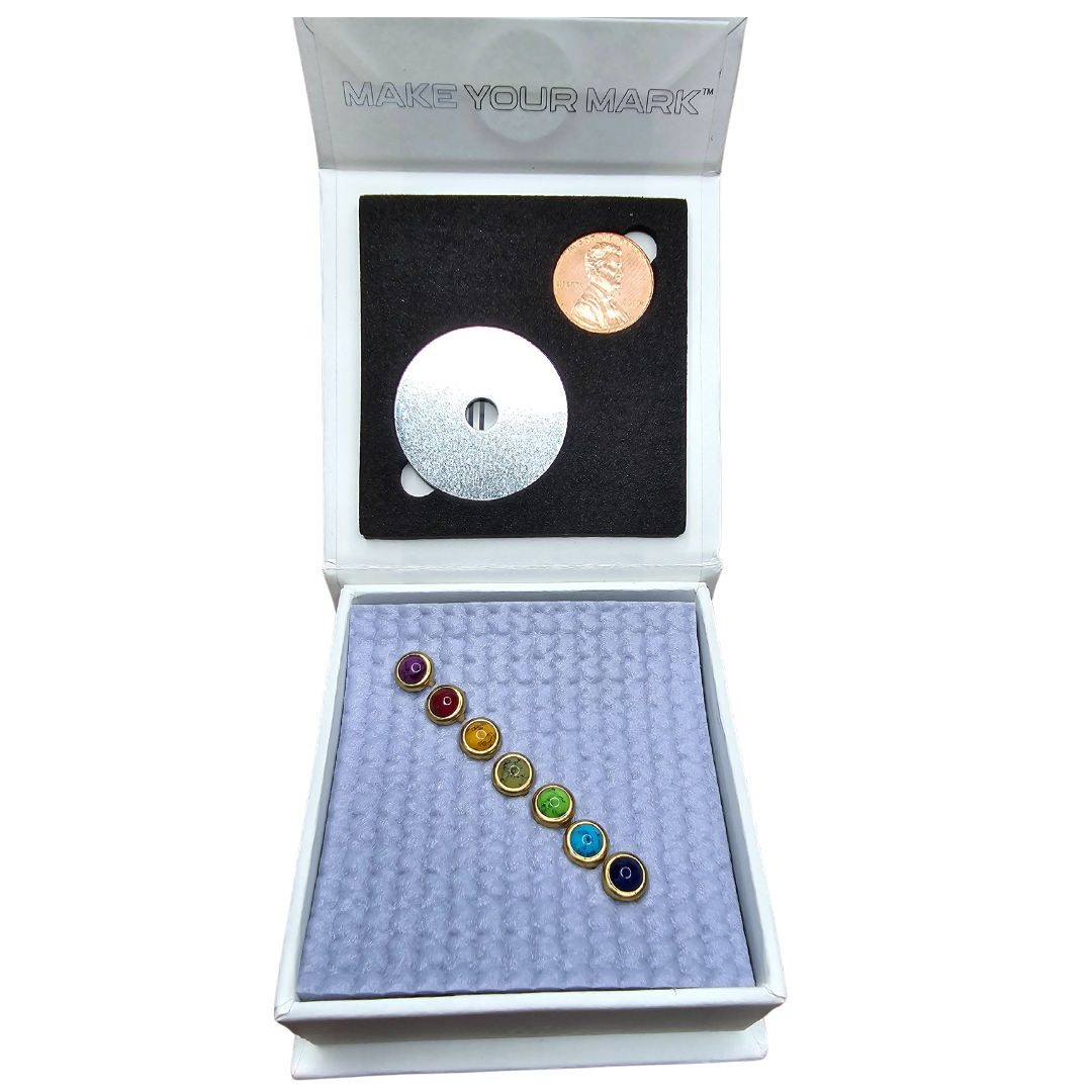 OG Chakra Stones in Gold