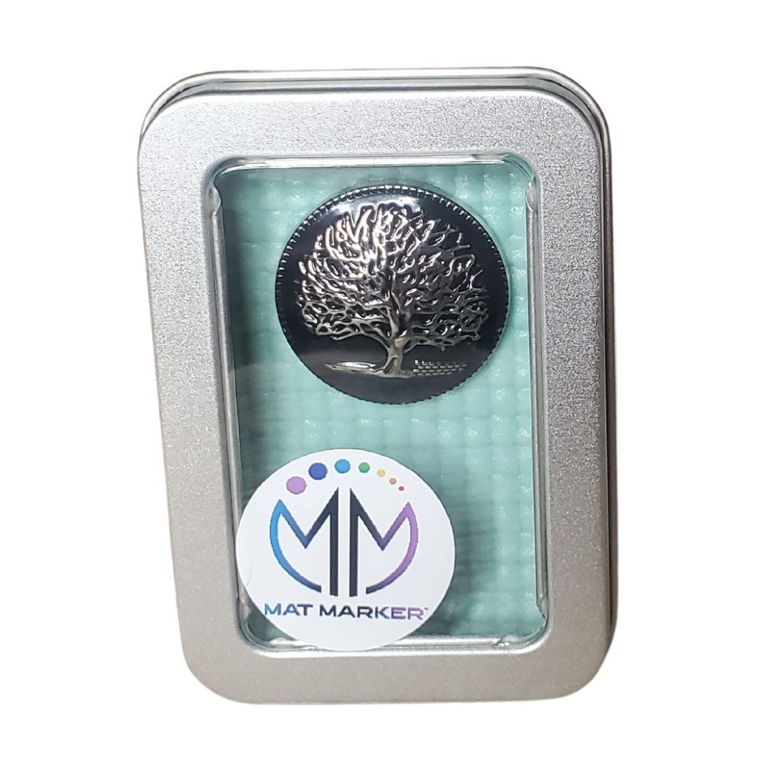 Tree of Life Yoga Mat Marker Experience the harmony of creativity and mindfulness with Mat Markers. Crafted for both seasoned yogis and beginners alike, these markers offer a unique blend of self-expression and stress relief. As you carefully place each jewel, you'll immerse yourself in a therapeutic process, enhancing your focus and relaxation. Elevate your practice, express your style, and enjoy a truly immersive yoga experience that sparks joy and positivity.