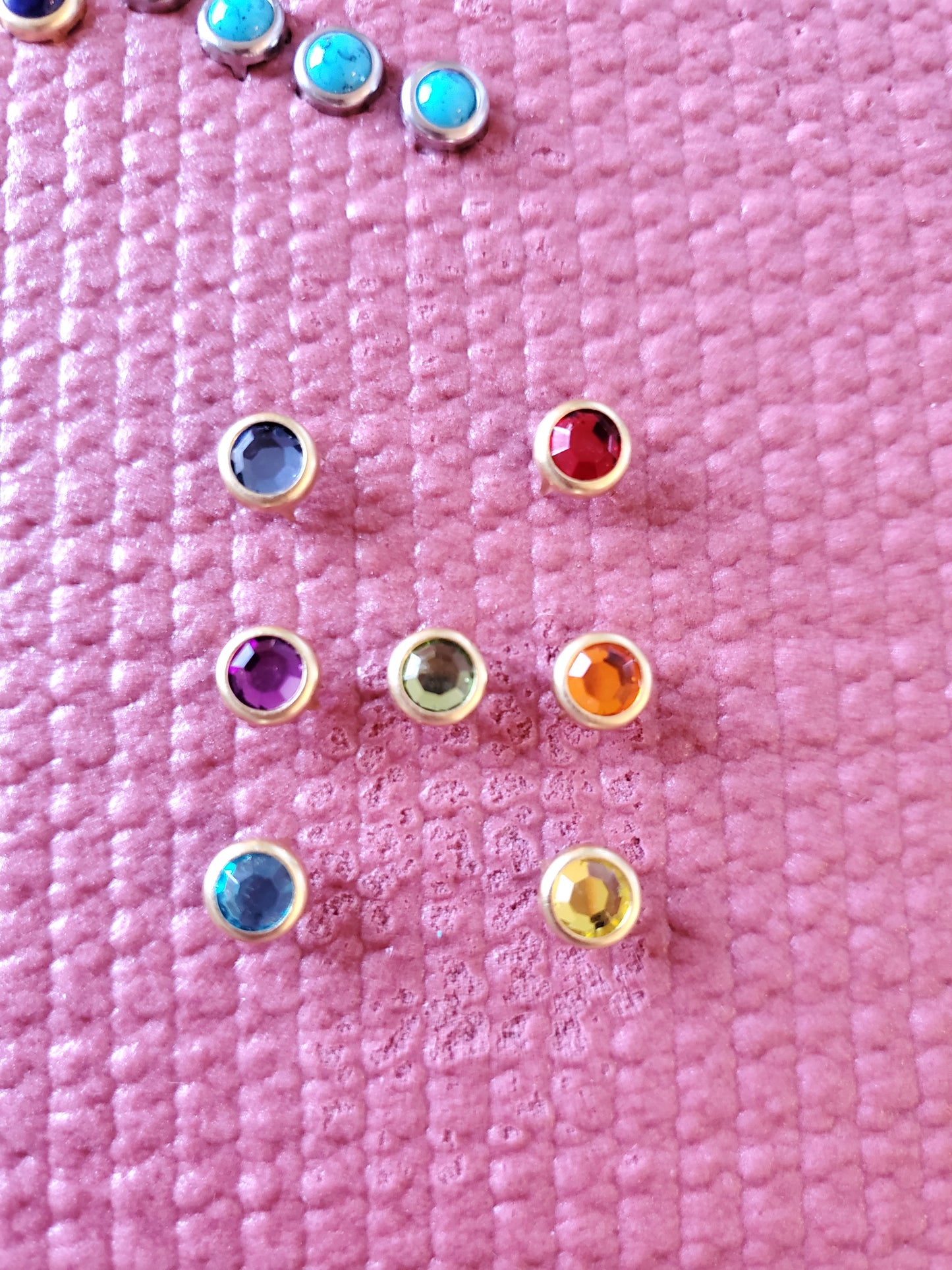 Chakra Gems in Gold