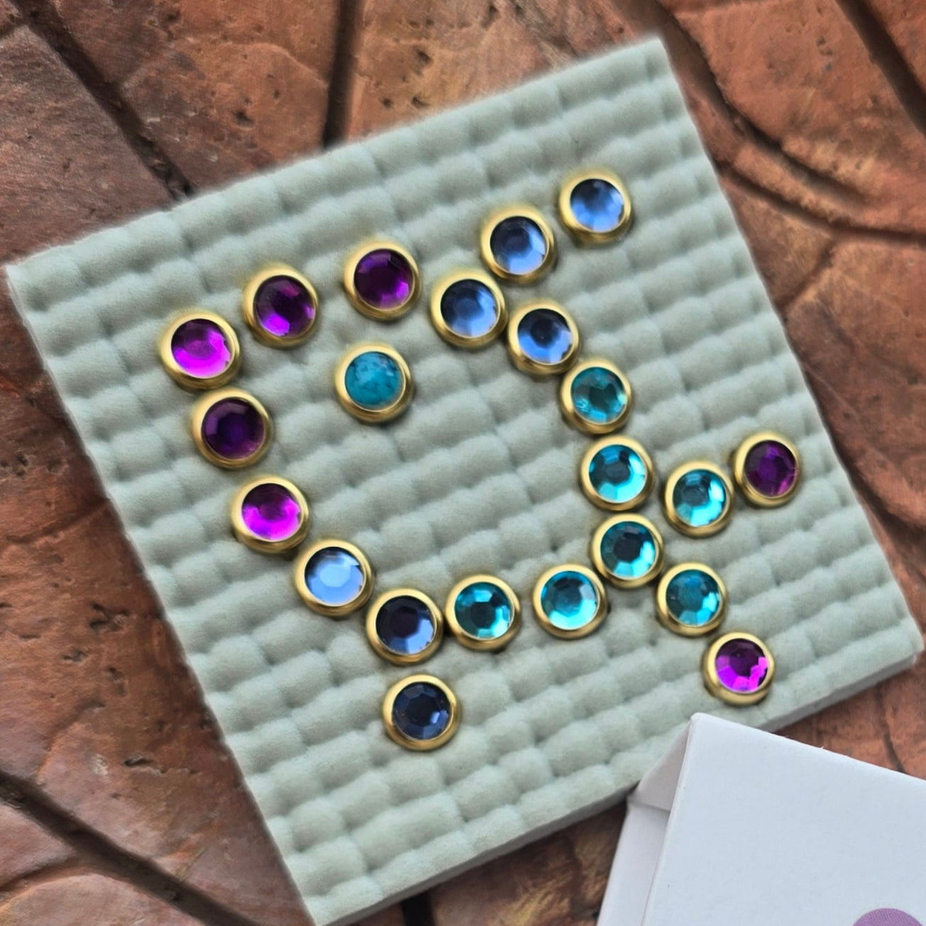 yoga mat charm, colorful fish