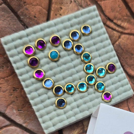 yoga mat charm, colorful fish