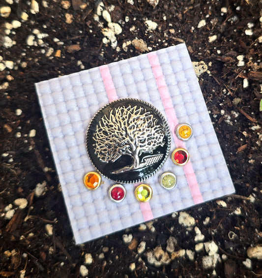 Tree w/Fall Leaves, one-of-a-kind