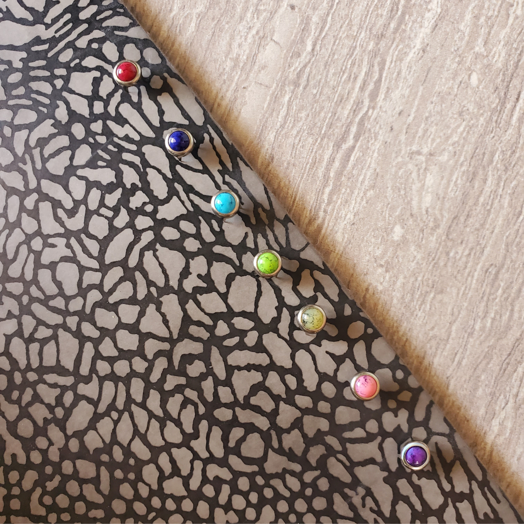 OG Chakra Stones in Silver