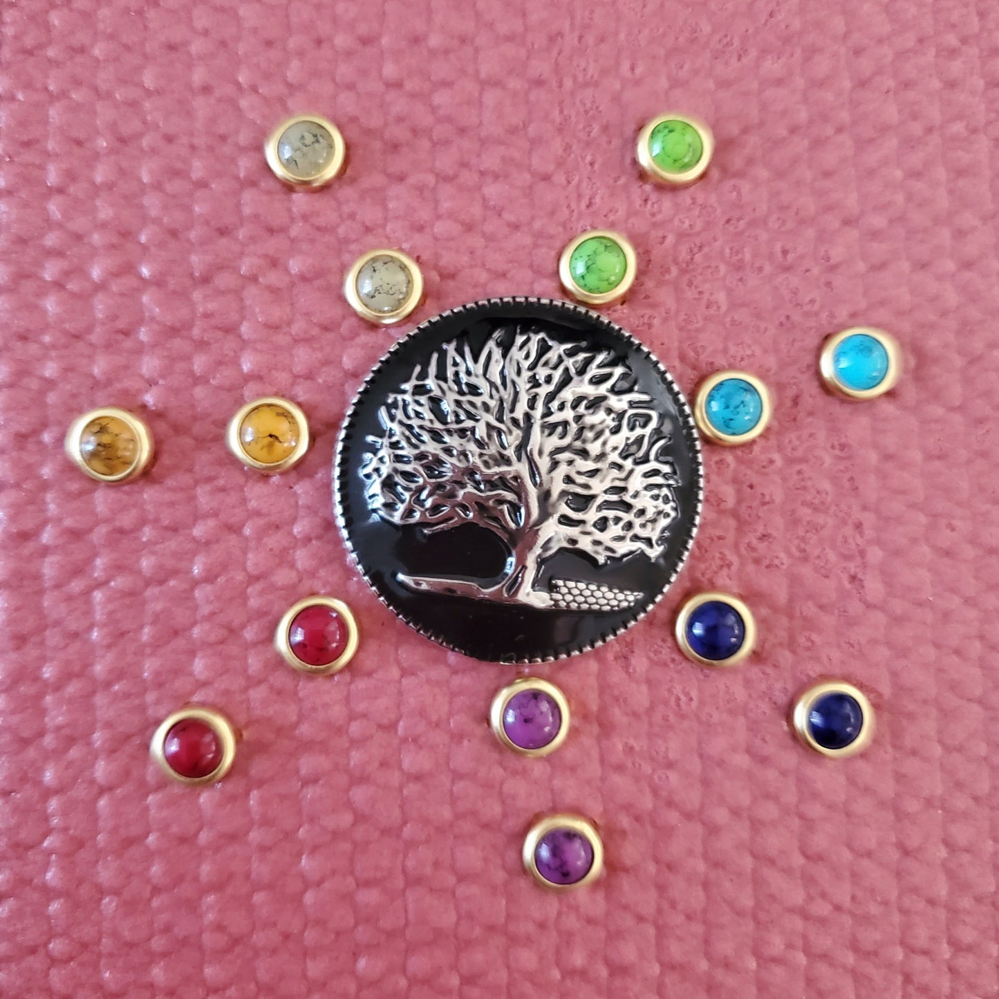 OG Chakra Stones in Gold